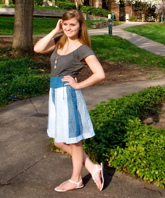 The Closet Files: Sandals? Check. Skirt from Middle School? Check. Cute ...