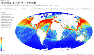 NYT Shipping Impact Map