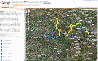 BBC Berkshire flood Map using Google My Maps