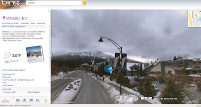 Streetside Bing Maps Whistler