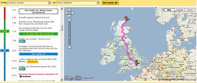 AA Route Planner Beta Map UK