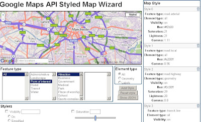 Google Maps API Styled Map Wizard better carto
