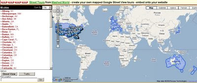 Street View Tours - Coverage Availability