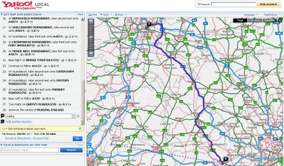 Yahoo Maps New Drag Directions