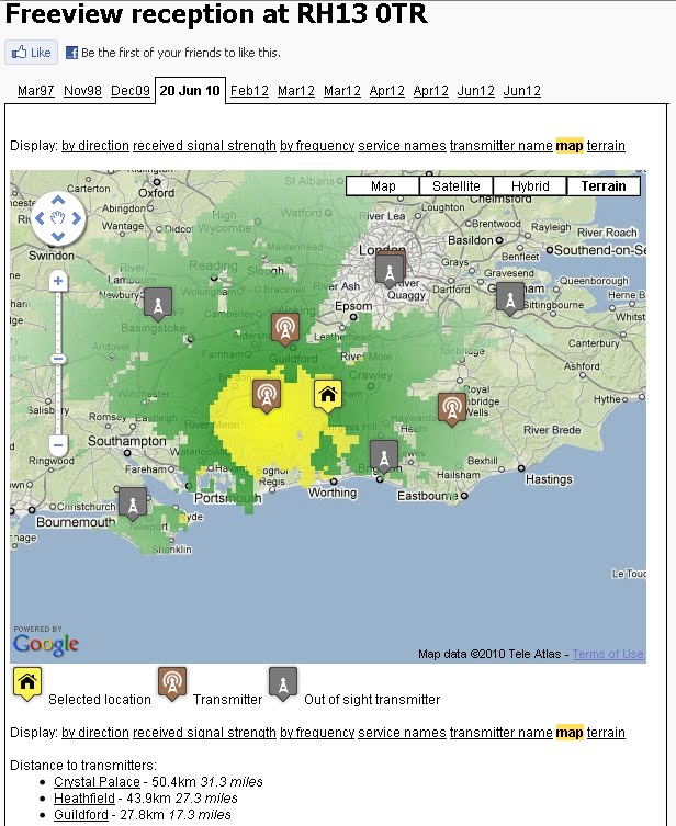 Freeview Signal Strength Map Campus Map