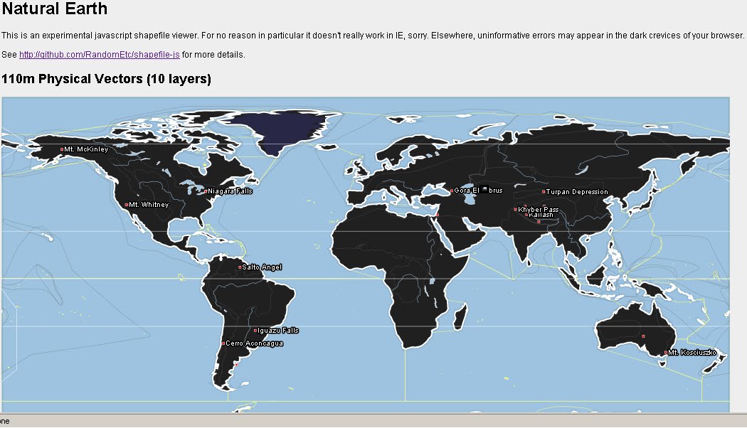 maps of world: ESRI Shapefile - HTML5 Viewer