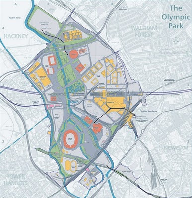 Olympic Park Ordnance Survey Map
