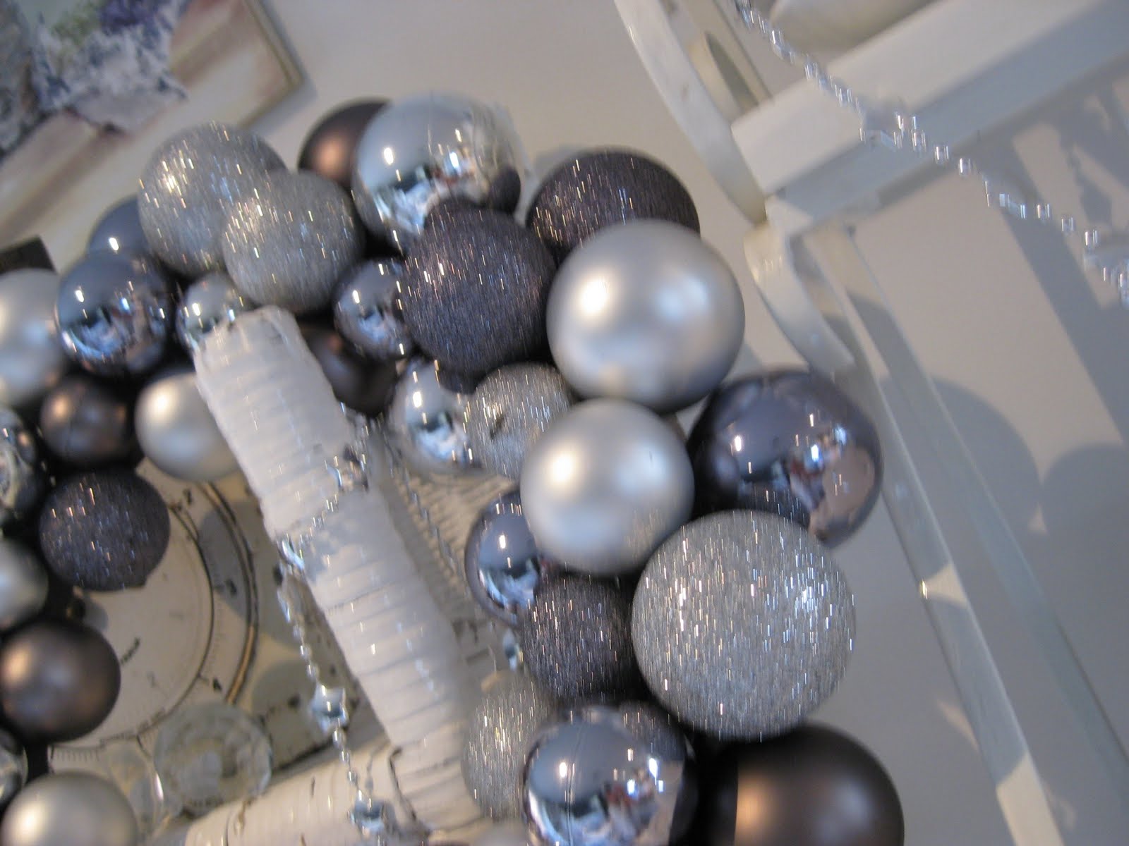 The Pink Poodle: MY "MERCURY GLASS" INSPIRED CHRISTMAS THEME..GETTING