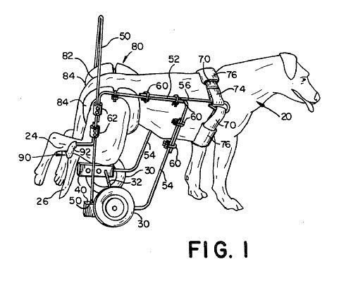 Чертежи инвалидной коляски для собаки
