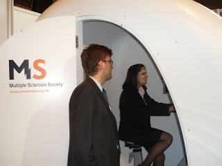 Anjuli Veall in the MS Simulator