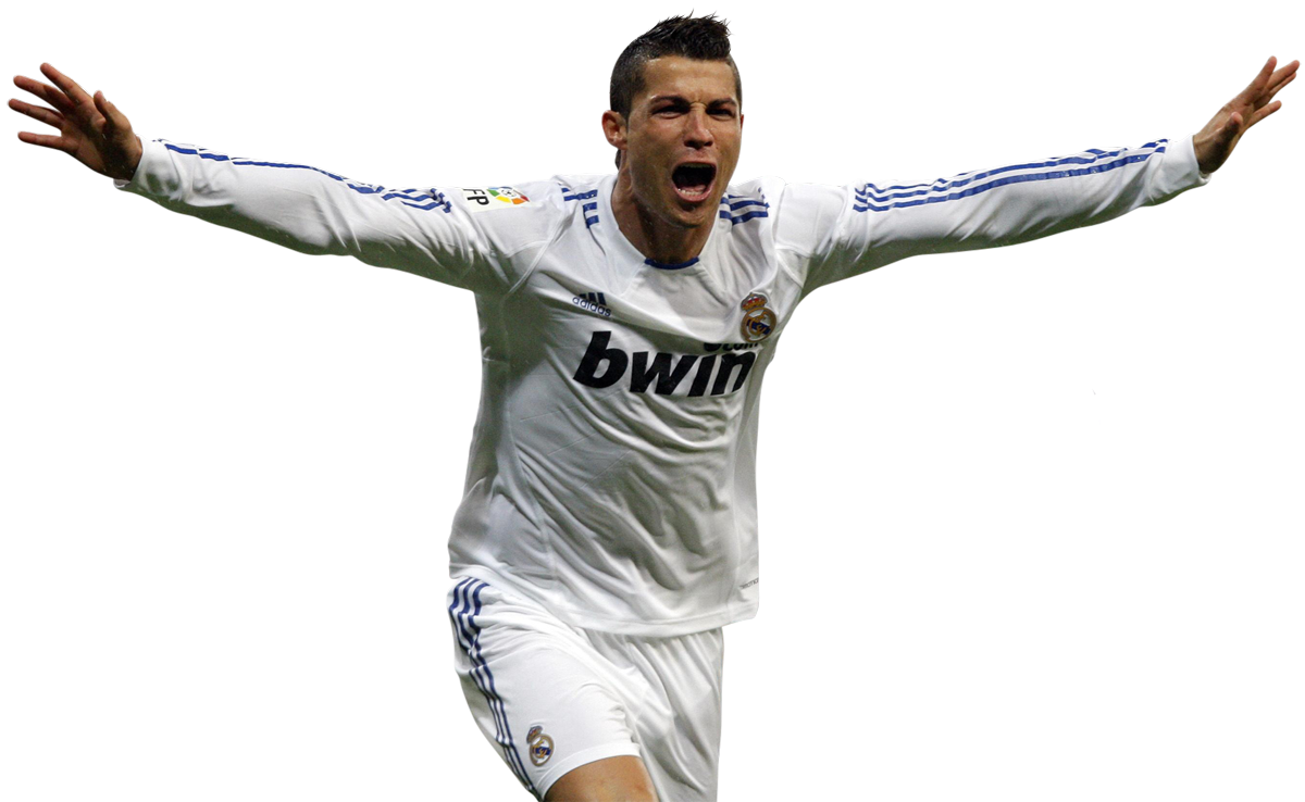 Роналдо картинки на белом фоне