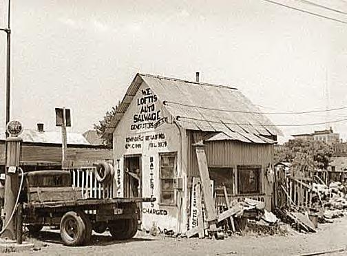 Auto Salvage, Muskogee, Okla., 1939