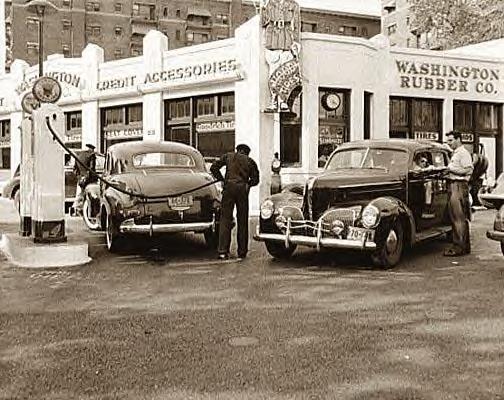 Gas Station, Washington, DC, 5-14-1942