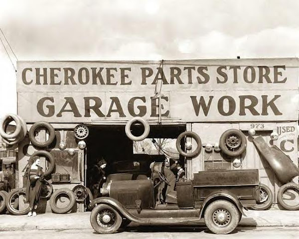 Auto Parts Shop, Atlanta, Ga., 1936