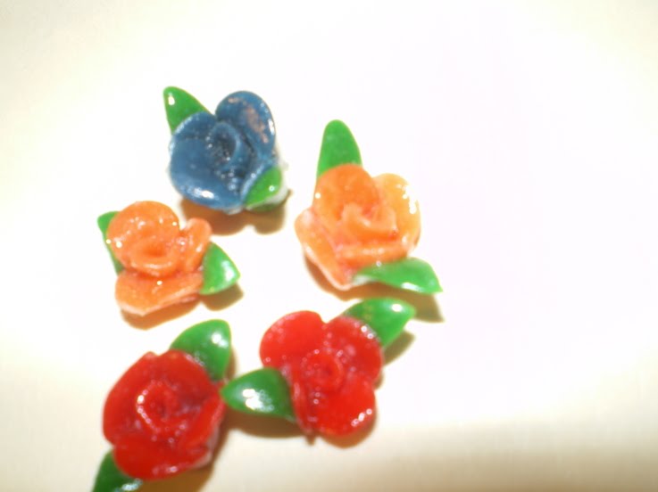 Bread dough flowers!