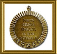 Premio "Muchas Gracias al Blog Amigable"