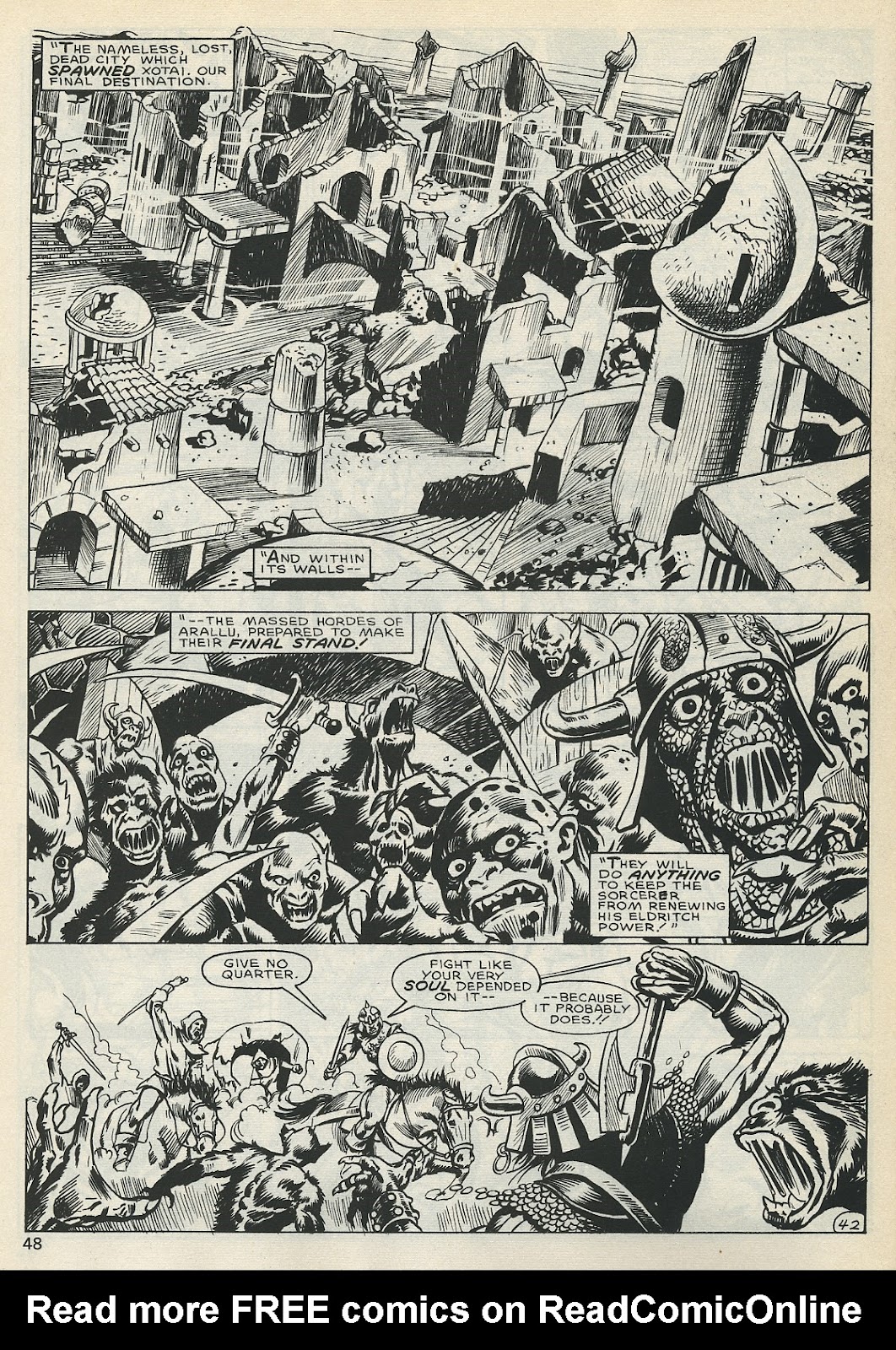 The Savage Sword Of Conan issue 128 - Page 47