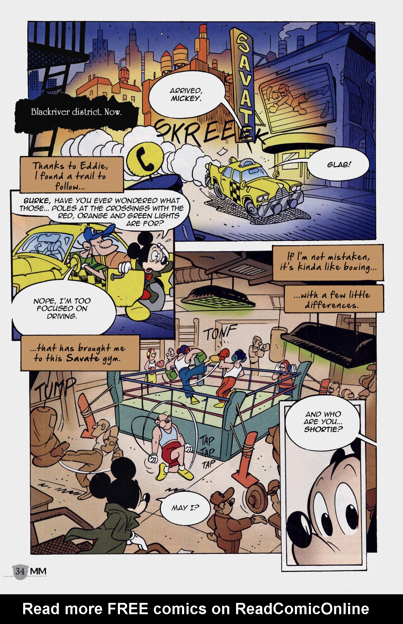 Read online Mickey Mouse Mystery Magazine comic -  Issue #1 - 34