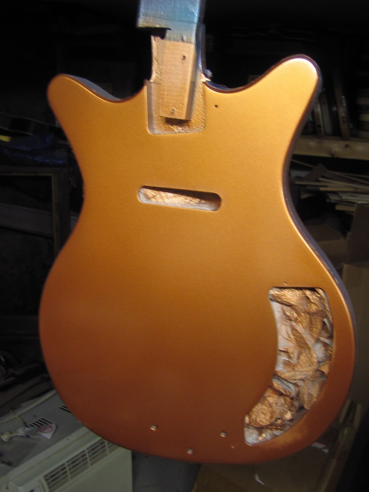 The Guitar Garage 1965 Danoelectro Shorthorn Bass Refinish