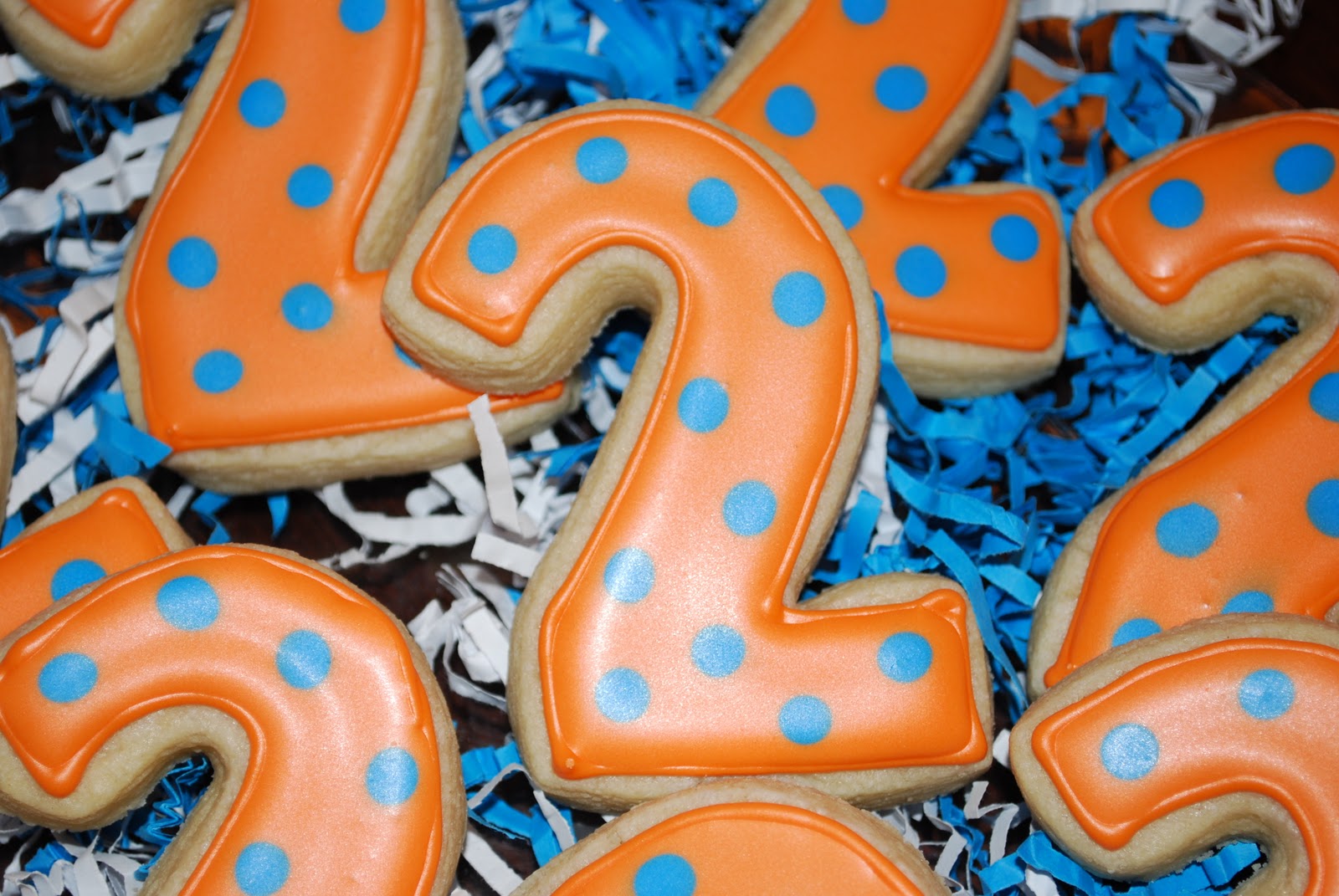 Sweet Cakes Tyler's 2nd Birthday cookies