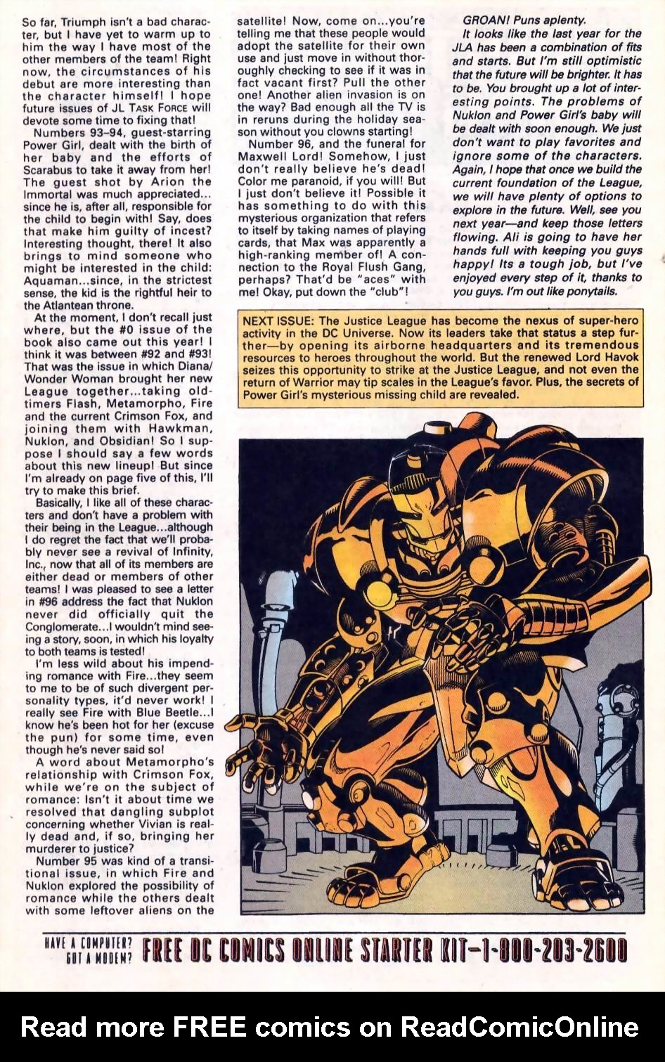 Read online Justice League America comic -  Issue #99 - 25