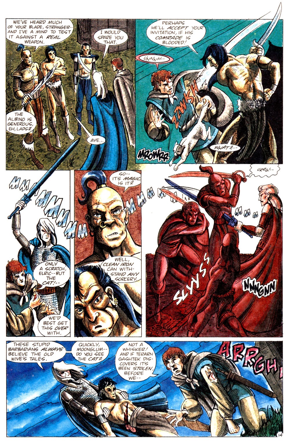 Read online Elric: The Bane of the Black Sword comic -  Issue #5 - 17