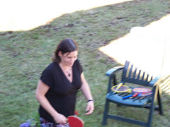 Kerri playing ping-pong