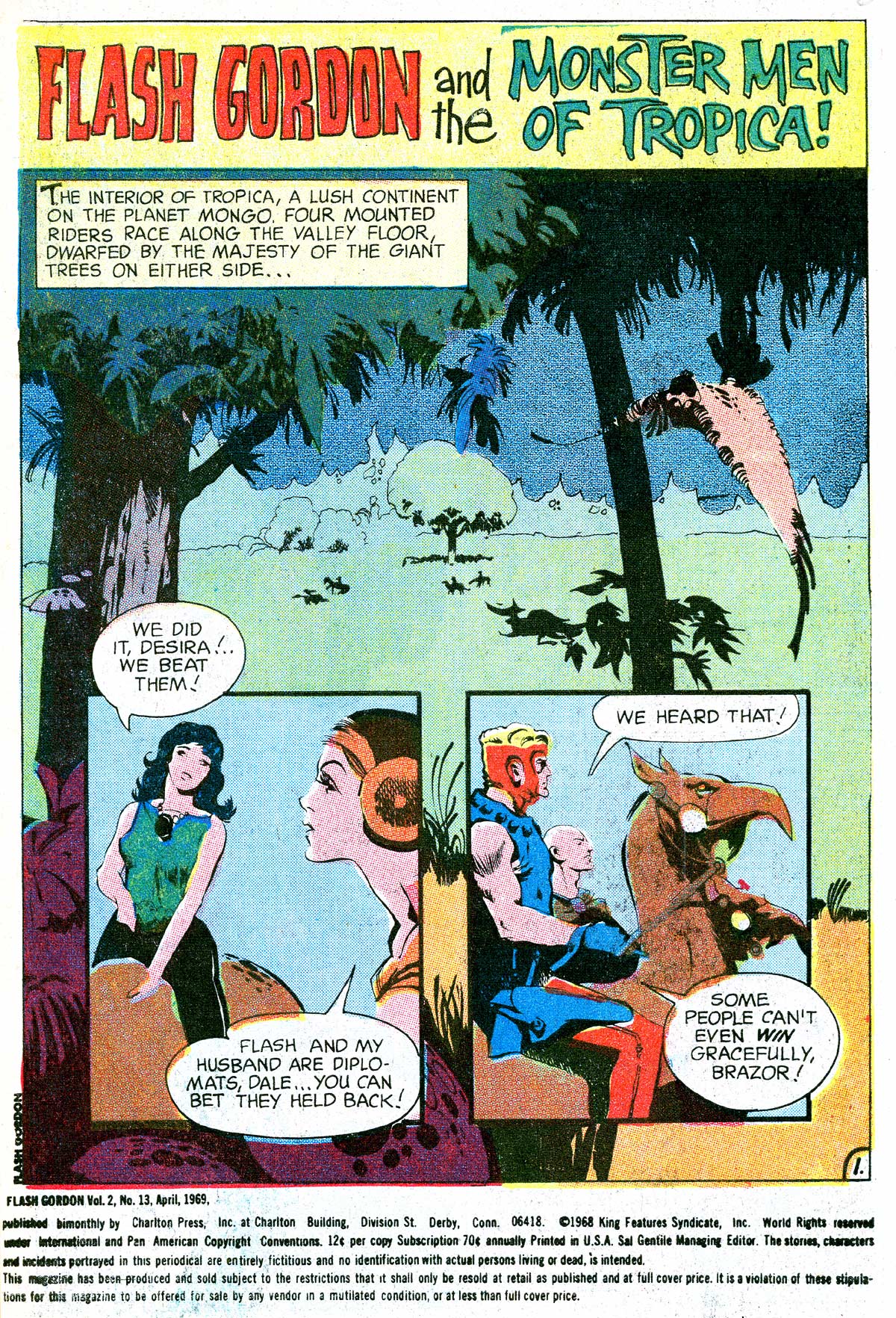 Read online Flash Gordon (1969) comic -  Issue #13 - 2