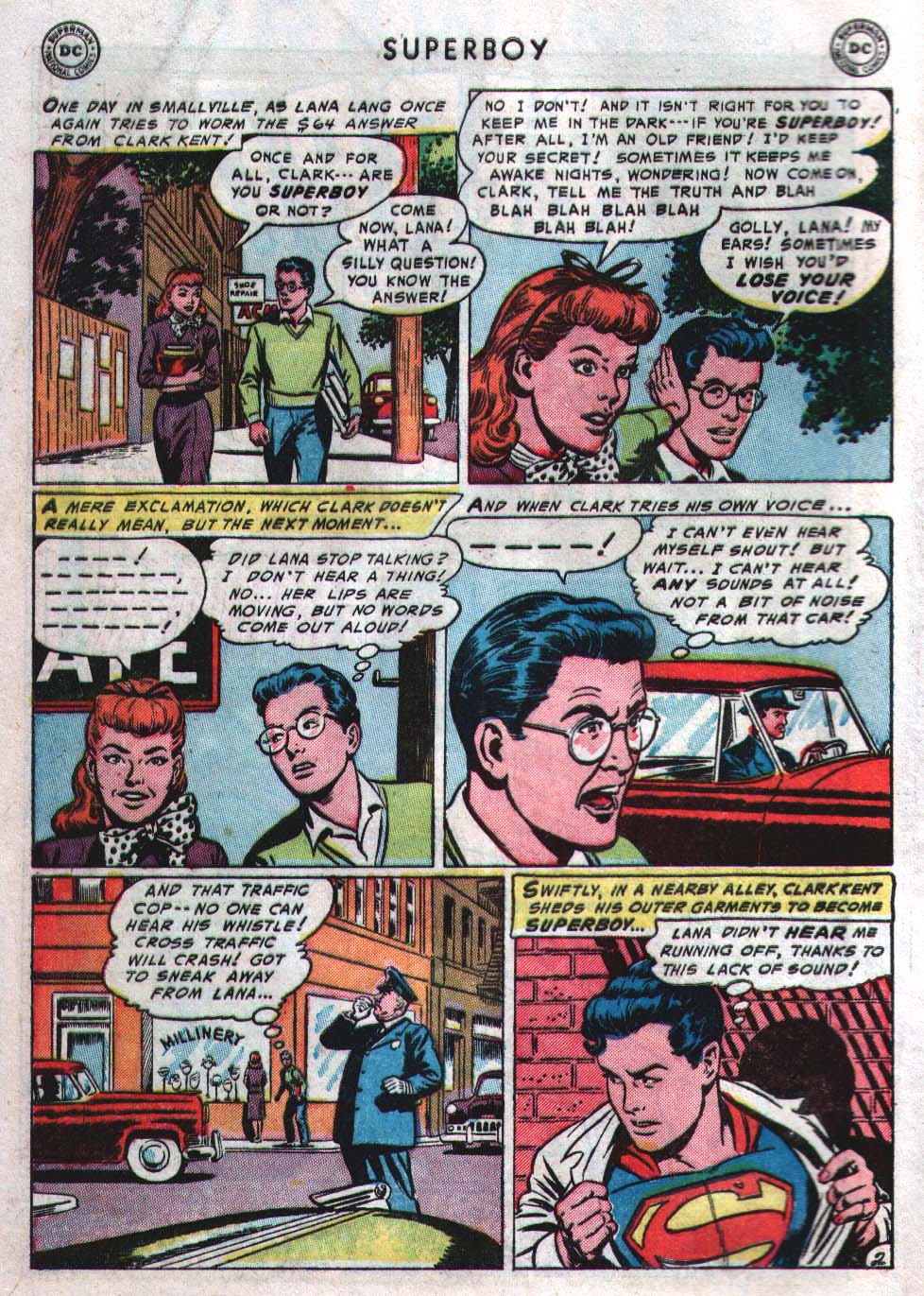 Read online Superboy (1949) comic -  Issue #32 - 3