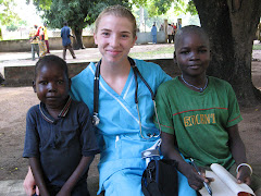 Sarah with patients (Ramadan & Evarice)