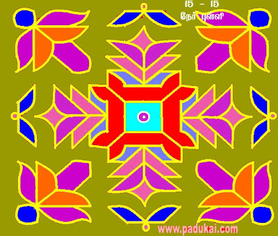 Dot Kolam, Lovely flower kolams