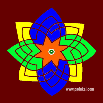 Simple Colourful Rangoli Designs 
