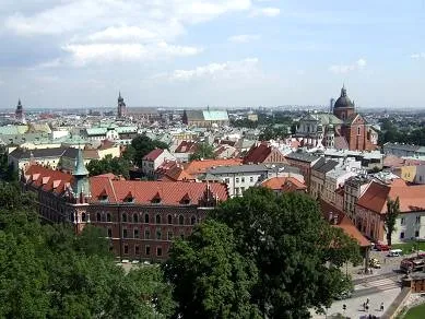 view of Krakow centre