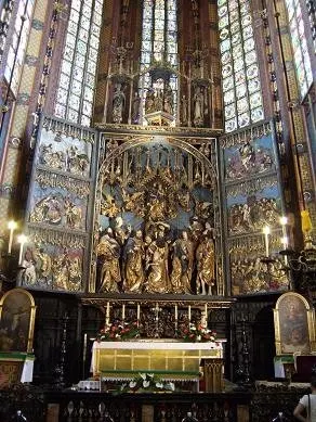 inside St. Mary's Basilica