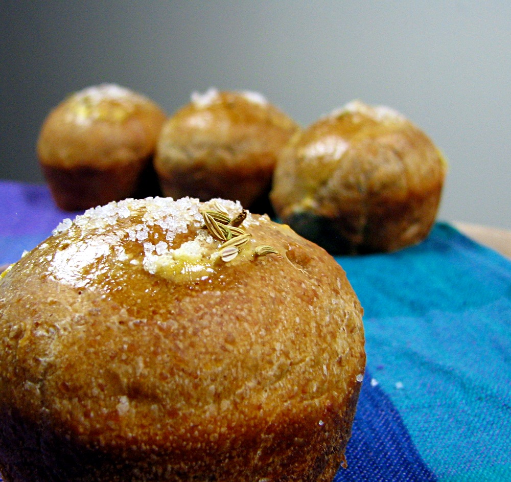 Sick of Food Sourdough Rye Scandinavian Muffins