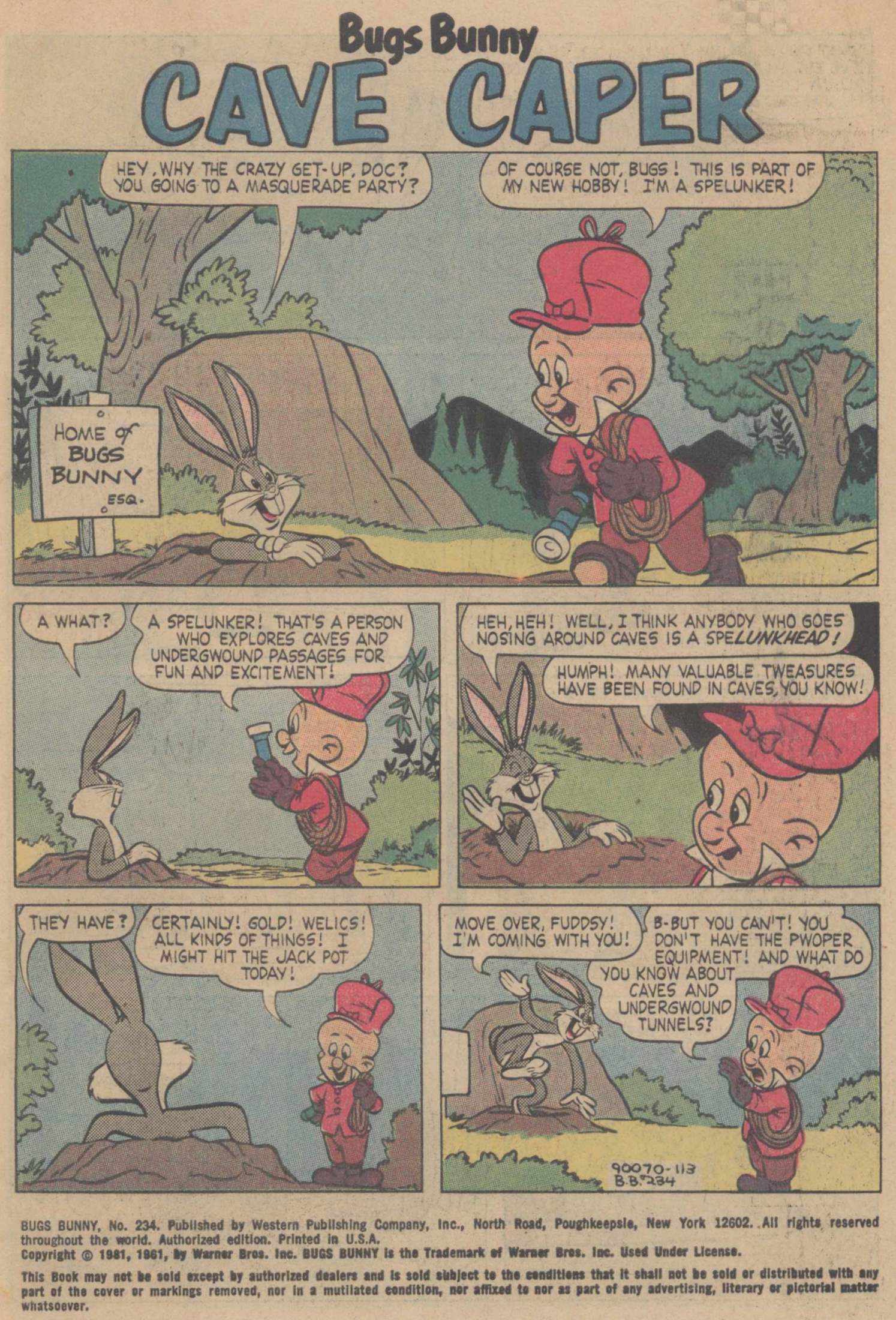 Read online Bugs Bunny comic -  Issue #234 - 3