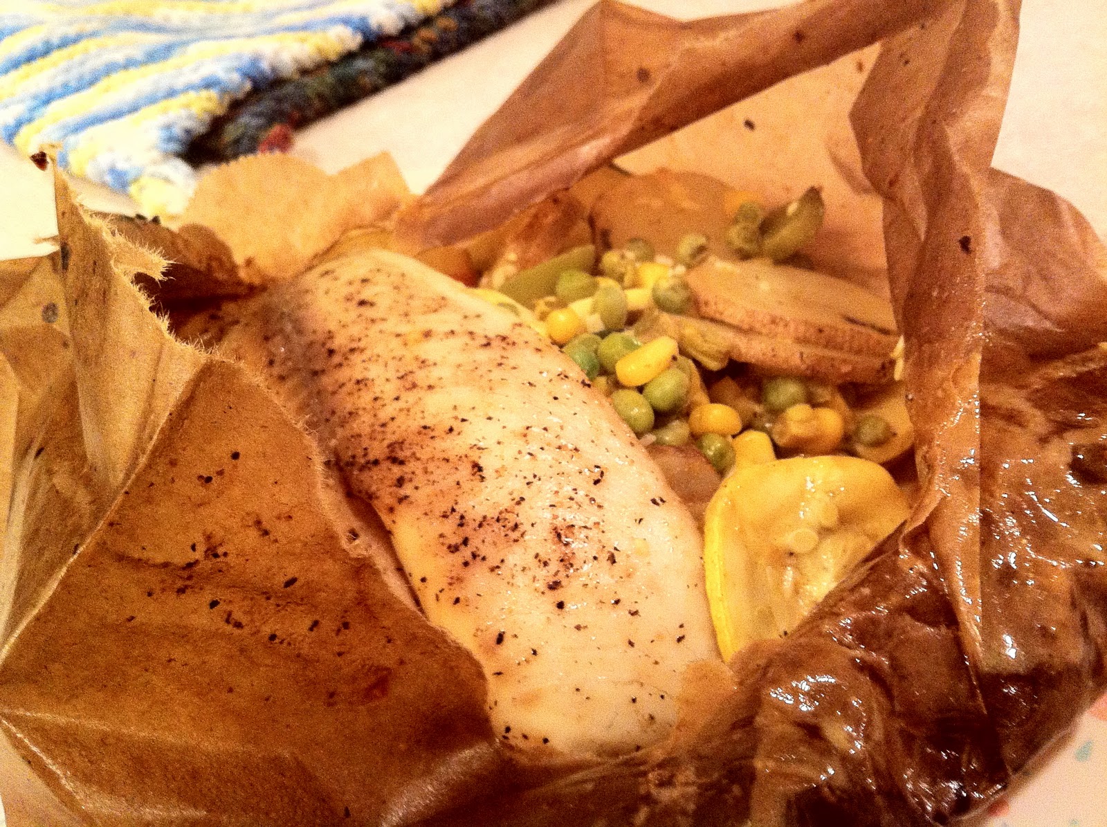 Food Creations Fish in a bag adventure!