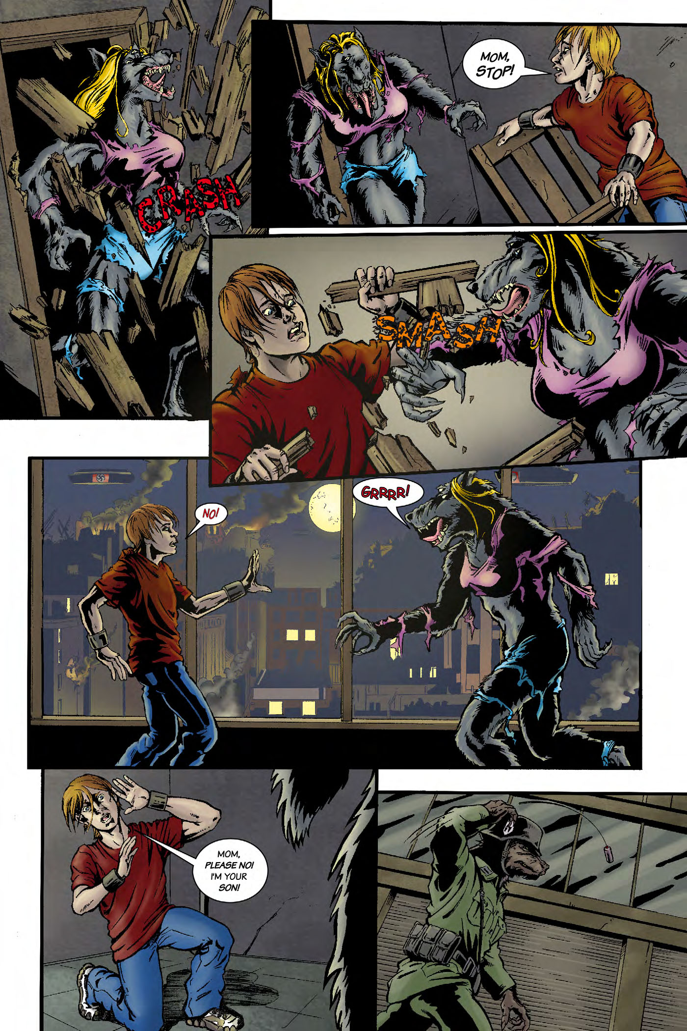 Read online Nazi Werewolves from Outer Space comic -  Issue #3 - 6