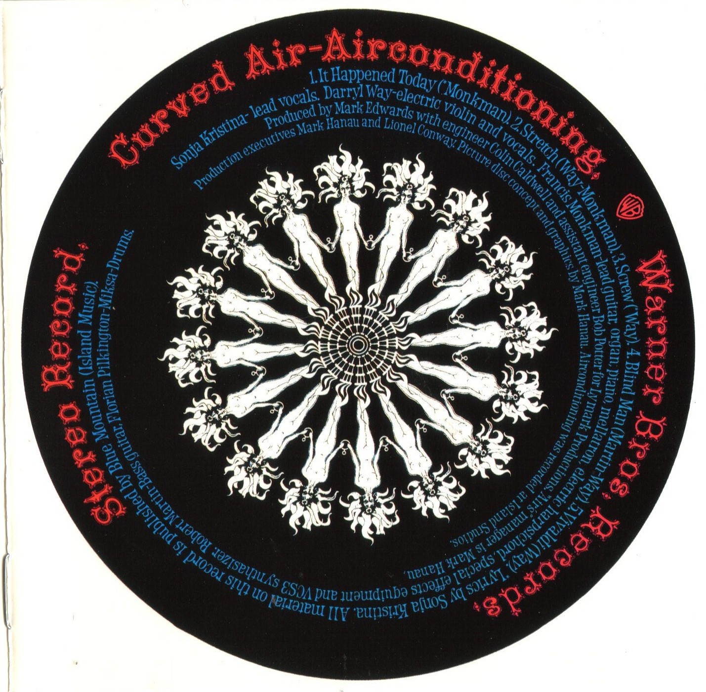 Las Galletas de Maria Curved Air Airconditioning (1970 UK)