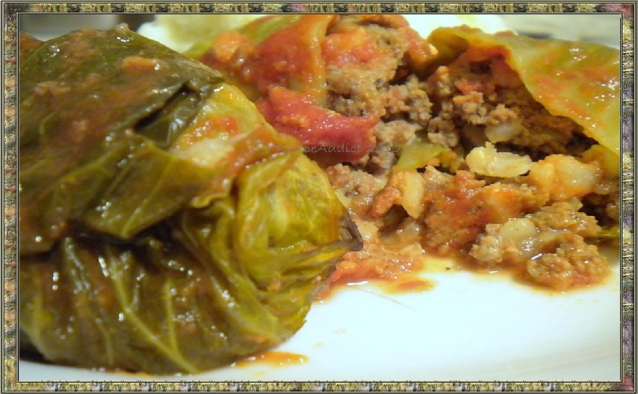 RecipeAddict Trisha's Stuffed Cabbage Rolls