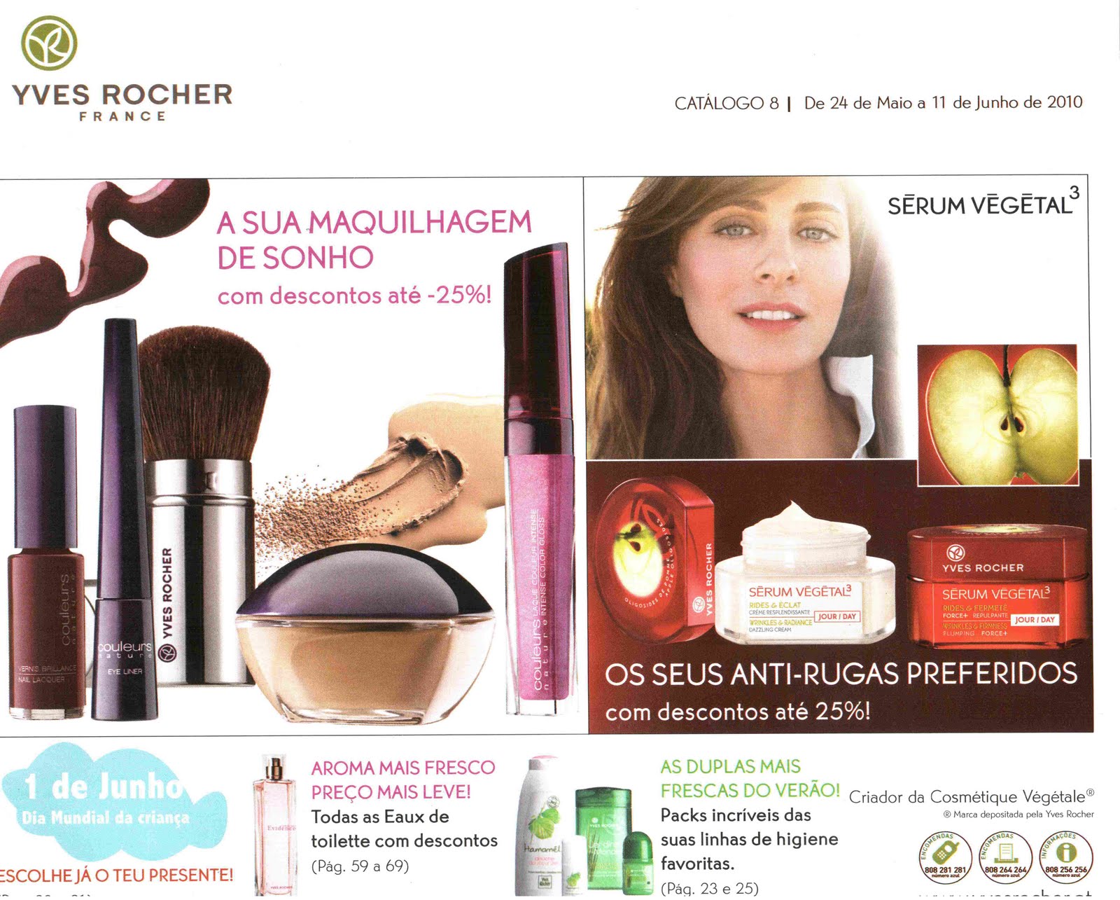 usados e novos Catalogo da Yves Rocher 82010