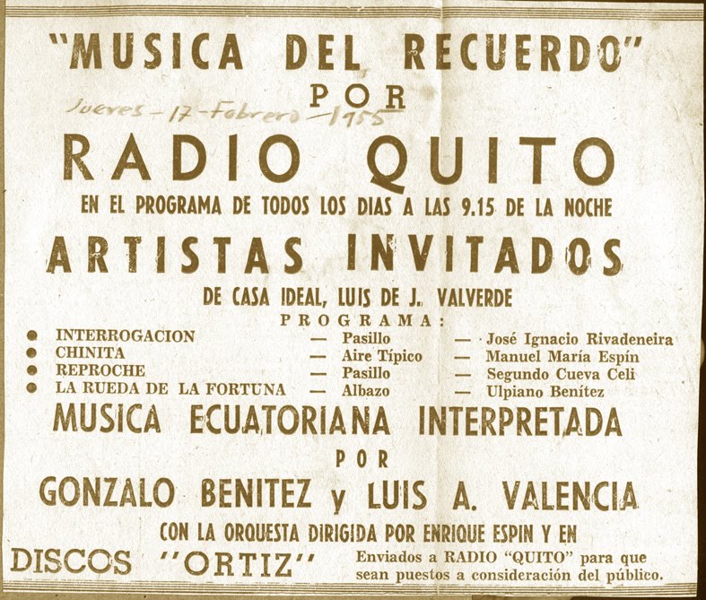 MEMORIA MUSICAL DEL ECUADOR abril 2010