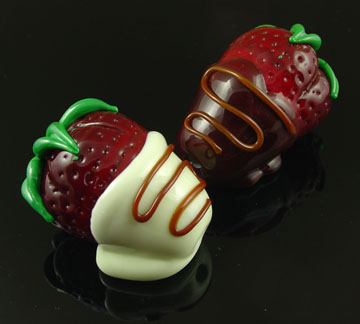 Glass Dipped Strawberries