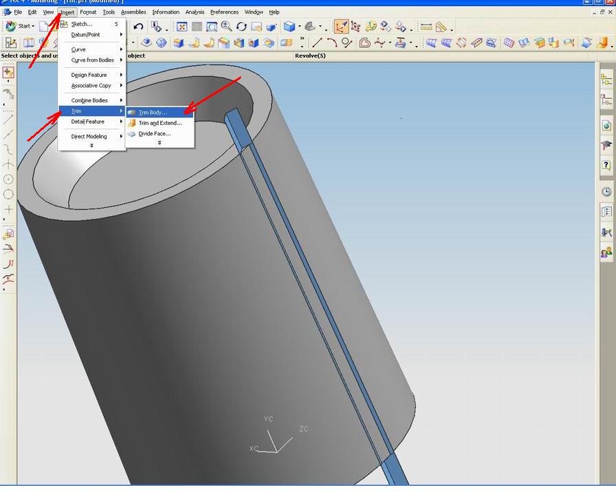 Trim Body UNIGRAPHICS ARUSHA 3DMAX