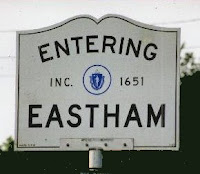 Eastham, Cape Cod, MA sign