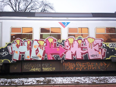 beren train graffiti horme