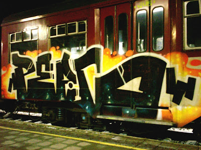 Graffiti BITCH WODKA SEX writing
