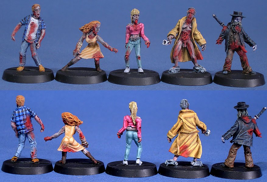Studio miniatures zombies set 1