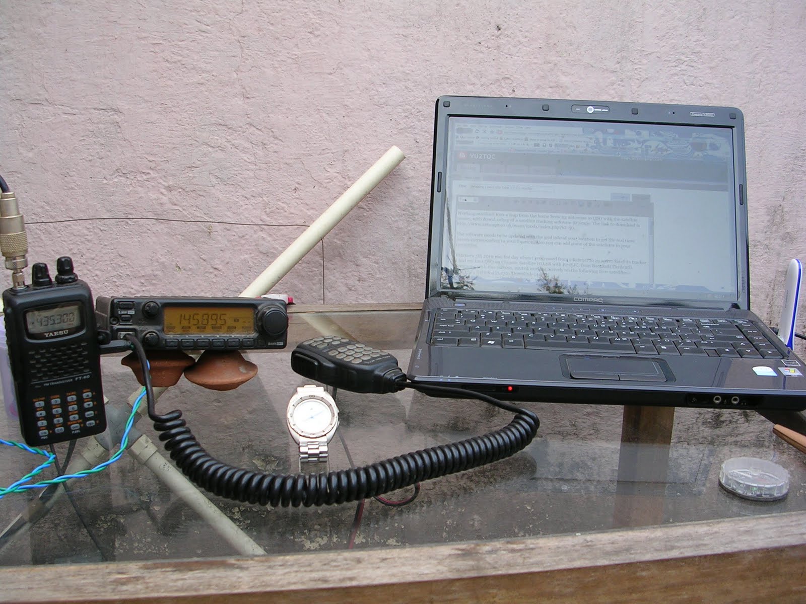 WORKING THE OSCARS HAM Radio Satellites SATELLITE USERS STATION SETUP 1 VU2TQC