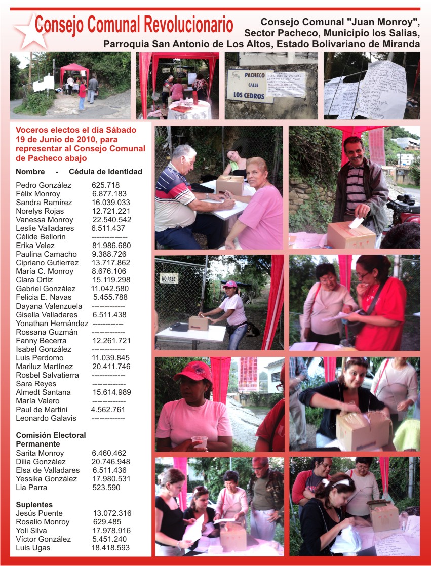 Paul de Martini Consejo Comunal Revolucionario